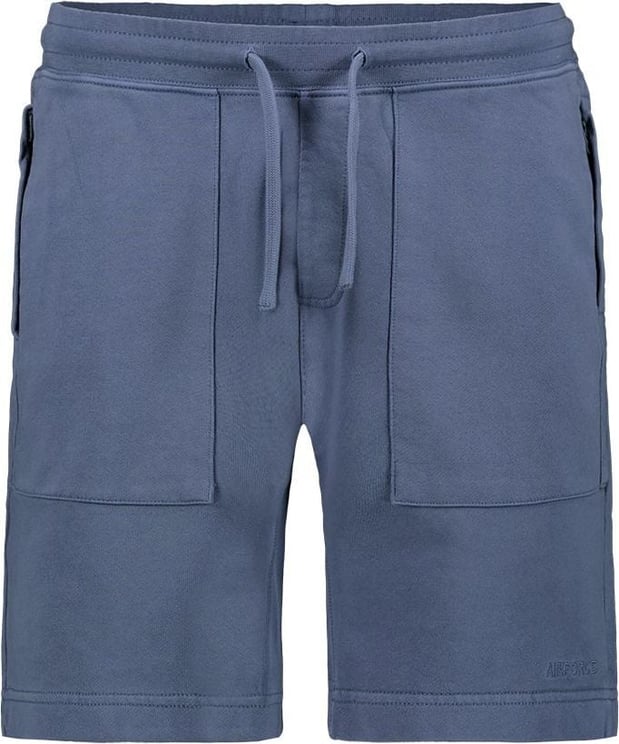 Airforce Shorts Garment Dyed Blauw