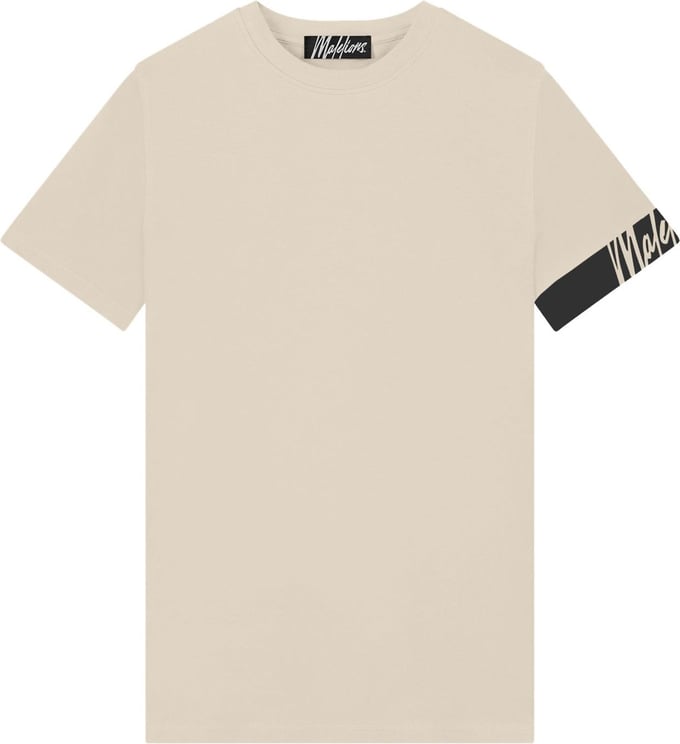 Malelions Captain T-Shirt 2 - Beige/Black Beige