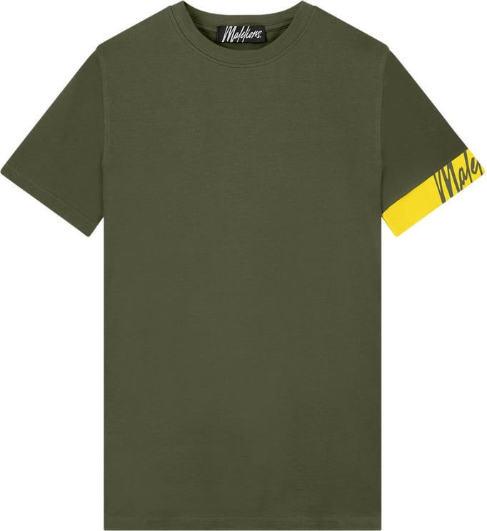 Malelions Captain T-Shirt 2 - Army/Yellow Groen