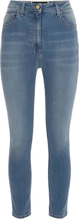 Elisabetta Franchi Woman's jeans light blu Blauw