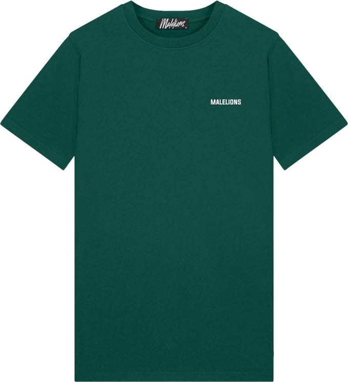 Malelions Logo T-Shirt 2 - Dark Green Groen