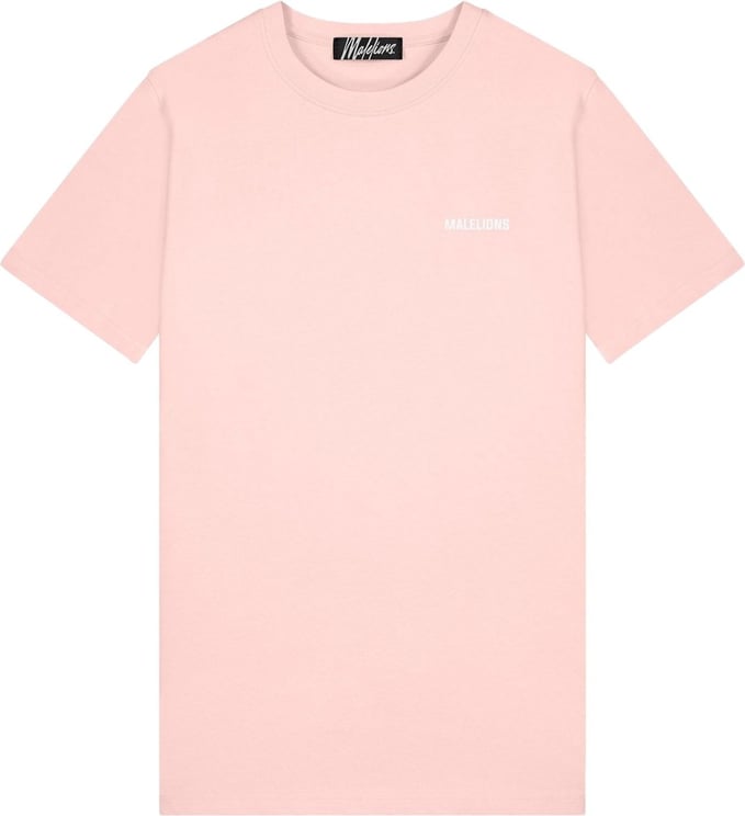 Malelions Logo T-Shirt 2- Light Pink Roze