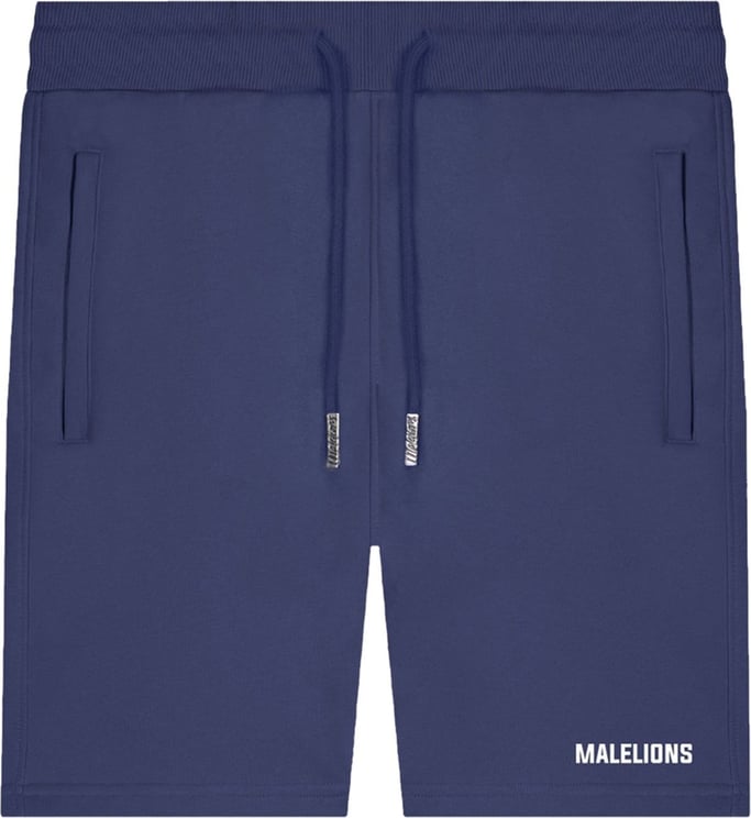 Malelions Logo Short 2 - Navy/White Blauw