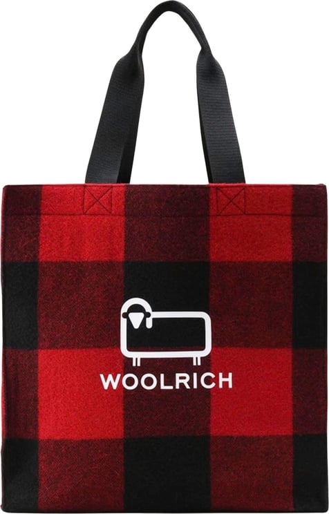Woolrich Wool Tote Rood