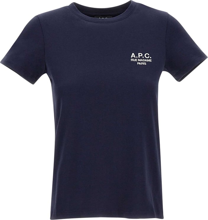 A.P.C. T-shirts And Polos Blue Blauw