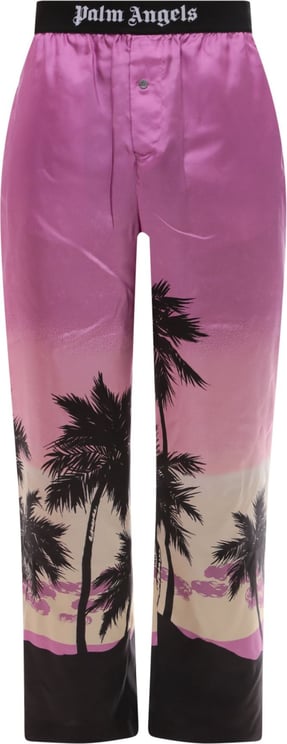 Palm Angels Palm Angels Trousers Purple Paars