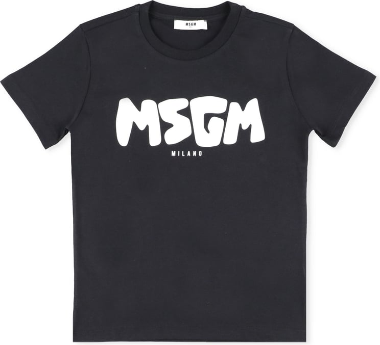 MSGM T-shirts And Polos Nero/black Zwart
