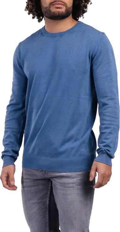 Purewhite Knitted Sweater Heren Blauw Blauw