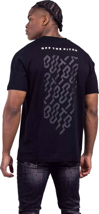 OFF THE PITCH Backburn Regular T-Shirt 2.0 Heren Zwart Zwart