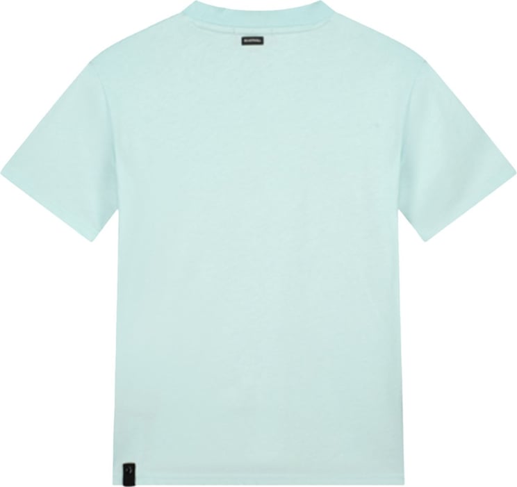 Quotrell L'Atelier T-Shirt Faded Blue/Zwart Blauw