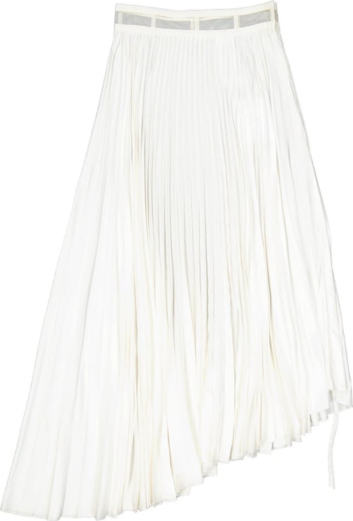 Dior Dior Asymmetric Midi Skirt Wit