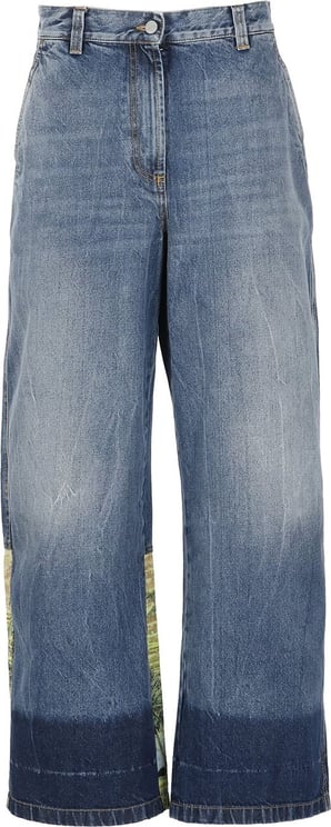 Palm Angels Trousers Blue Blauw