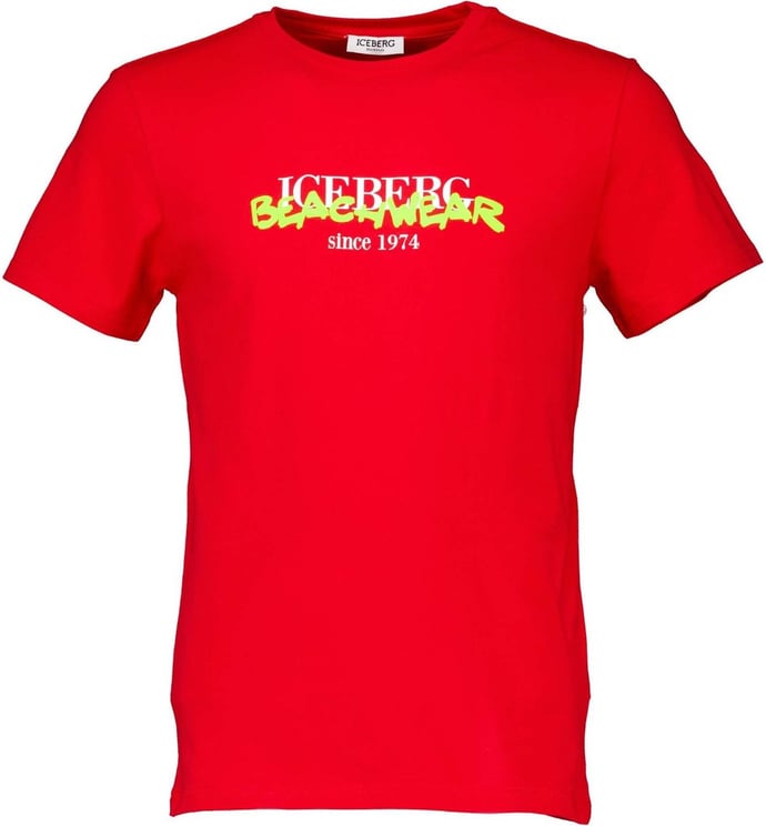 Iceberg Beachwear T-shirt Rood Rood