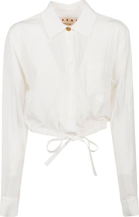 Marni Long Sleeve Shirt White Wit