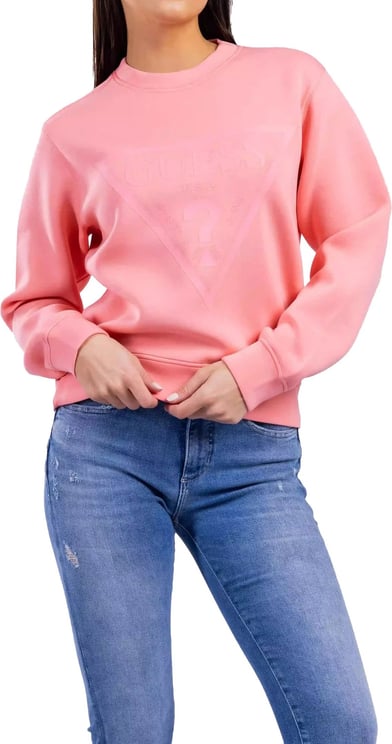 Guess New Elly CN Sweater Dames Roze Roze