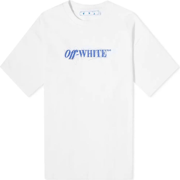 OFF-WHITE Off-White Cotton Logo T-shirt Dress Wit