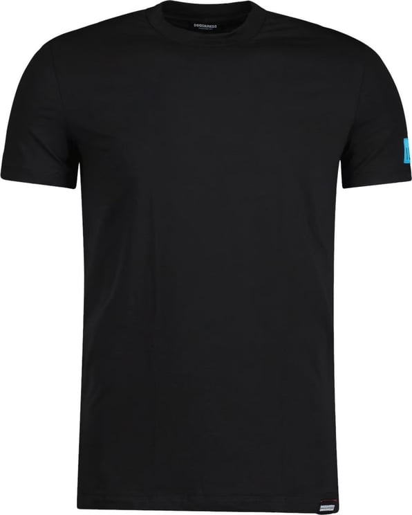Dsquared2 Icon T-Shirt Heren Zwart/Blauw Zwart