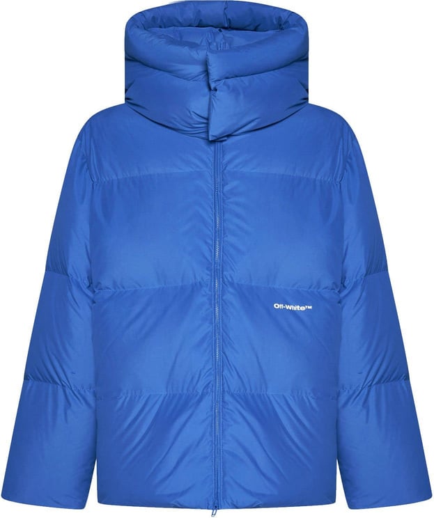 OFF-WHITE Off-White Quilted Padded Jacket Blauw