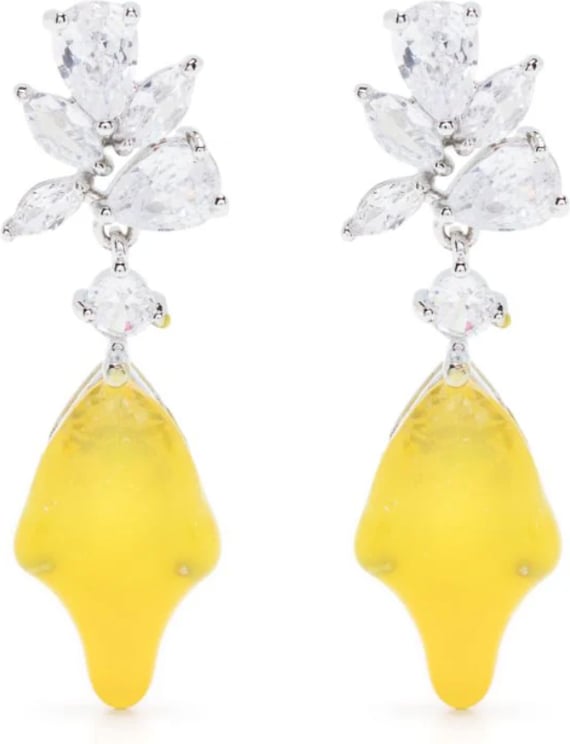 Ottolinger Flower Drop Earrings Yellow Geel