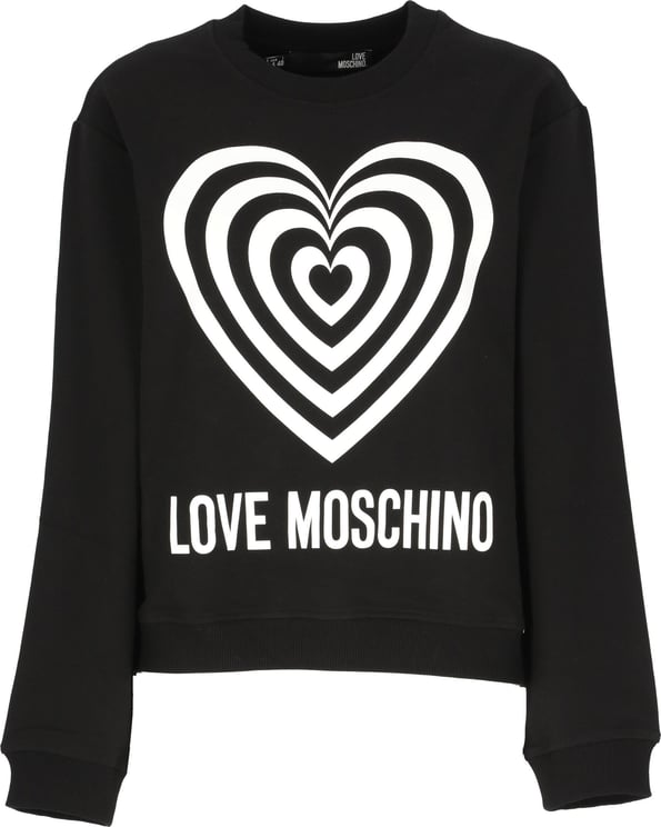 Love Moschino Sweaters Black Zwart