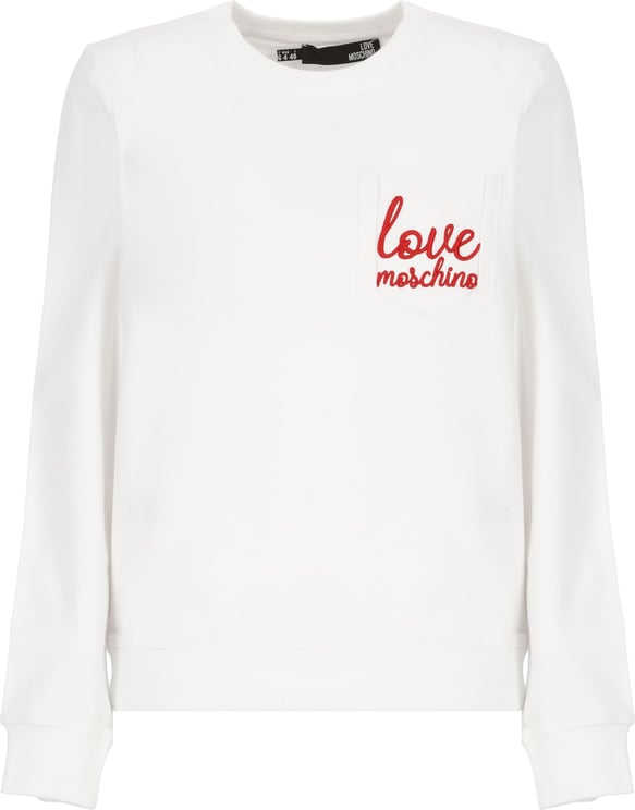 Love Moschino Sweaters White Neutraal