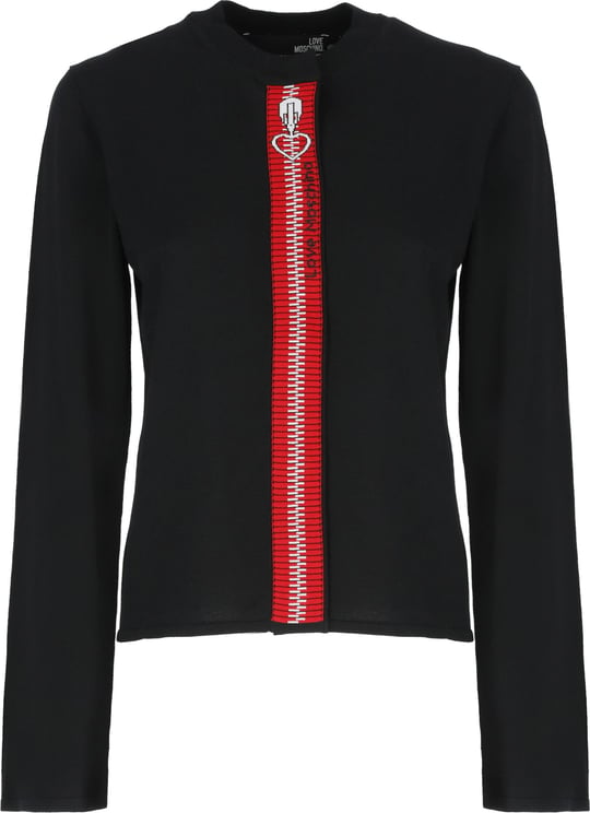 Love Moschino Sweaters Black Zwart