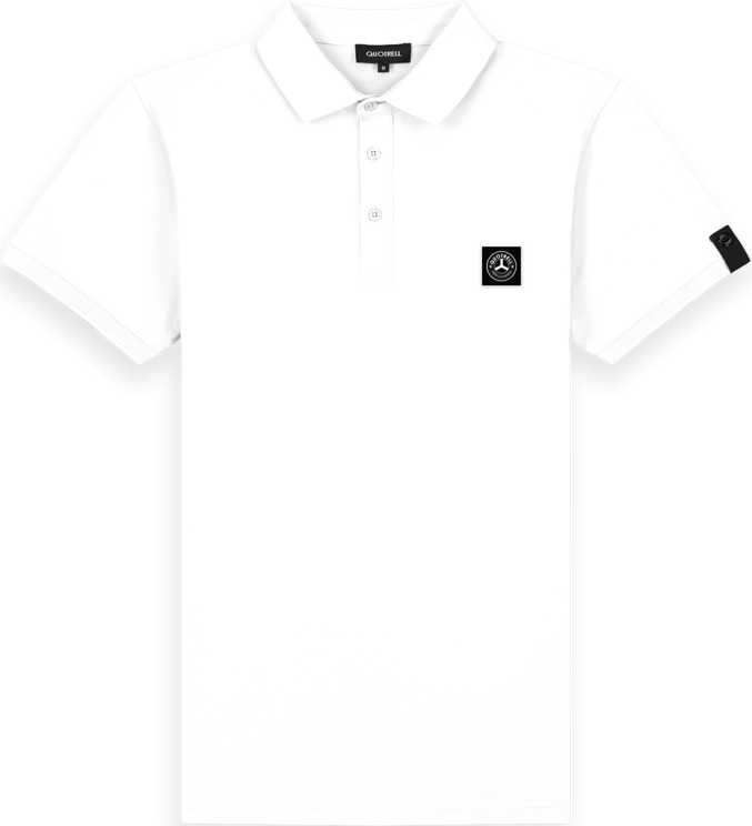 Quotrell Ithica Polo | White/black Wit