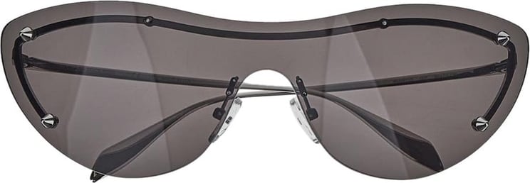 Alexander McQueen Spike Studs Cat-Eye Mask Sunglasses Grijs