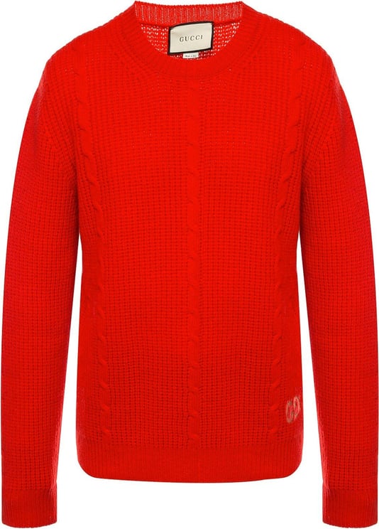 Gucci Gucci Elfo Wool Sweater Rood