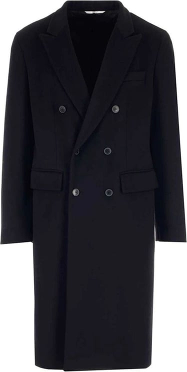 Valentino Valentino Classic Wool Coat Zwart