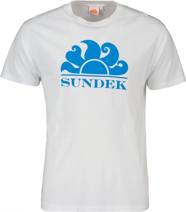Sundek T-shirt Man New Simeon M021tej7800.00606 Wit