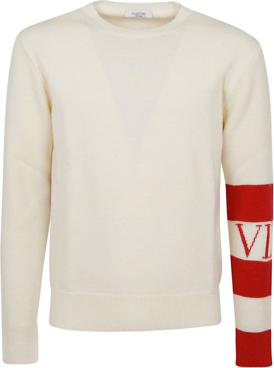 Valentino Valentino Berger Wool Sweater Wit