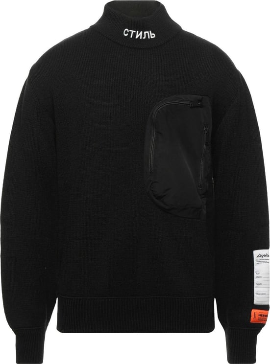Heron Preston Heron Preston Patch Pocket Sweater Zwart
