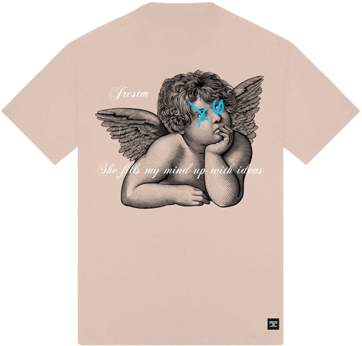 JORCUSTOM Angel Loose Fit Tee Sand Beige