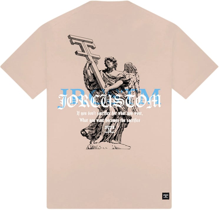 JORCUSTOM Sacrifice Loose Fit Tee Sand Beige