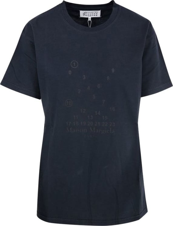 Maison Margiela MAISON MARGIELA T-Shirt Clothing Black Delave' S 23SS Blauw
