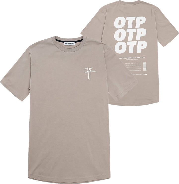 OFF THE PITCH Off The Pitch 3.0 Slim Fit T-shirt Winter Twig Beige