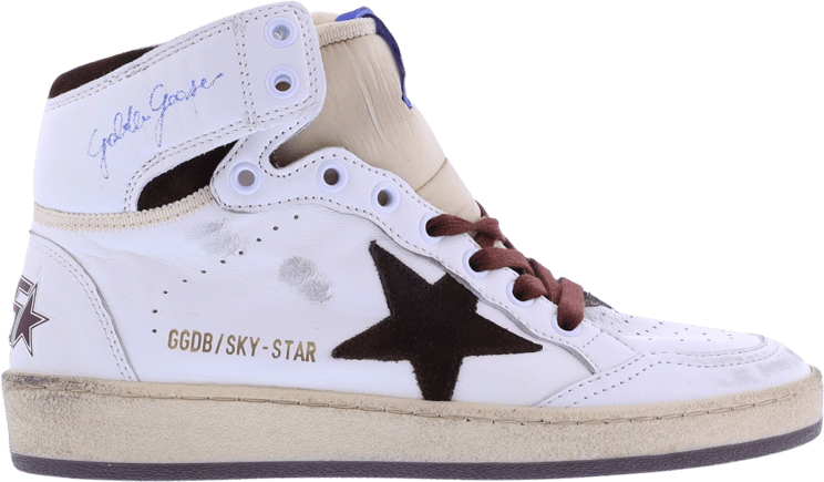 Golden Goose Sky Star Nappa Upper And Spur Wit