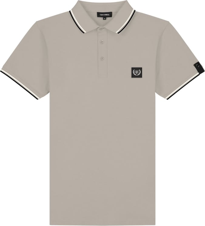 Quotrell Quotrell Couture - Avergne Polo | Taupe/black Beige