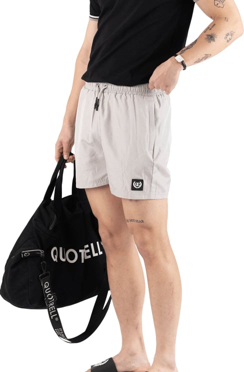 Quotrell Quotrell Couture - Avergne Swimshorts | Taupe/black Beige