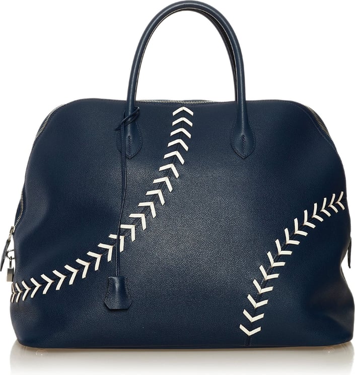 Hermès Baseball Bolide Bag Blauw