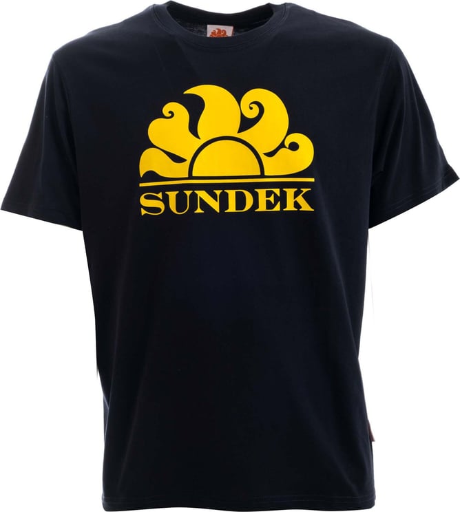 Sundek T-shirt Man New Simeon M021tej7800.00705 Blauw