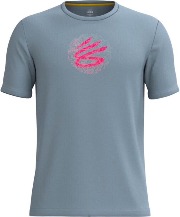 Under Armour T-shirt Man Ua Curry Mothers Day 1378028-0465 Grijs