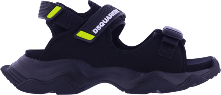 Dsquared2 Flat Sandals Zwart