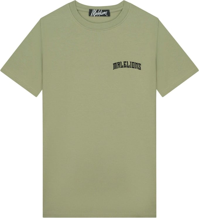 Malelions Boxer T-Shirt - Army/Black Groen