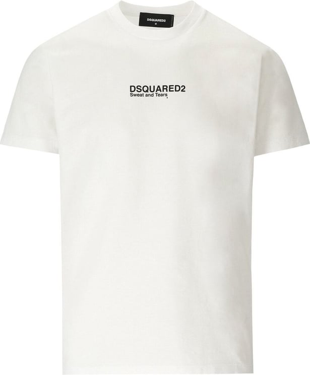 Dsquared2 Mini Logo Cool White T-shirt White Wit