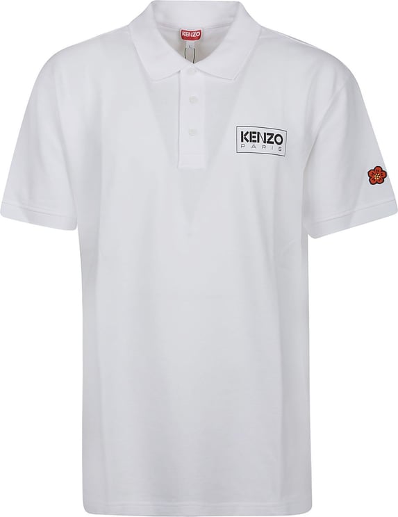 Kenzo Classic Polo Shirt White Wit