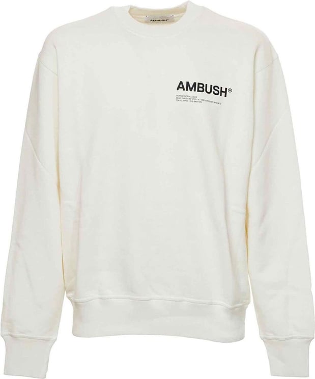 AMBUSH Ambush Logo Sweartshirt Wit