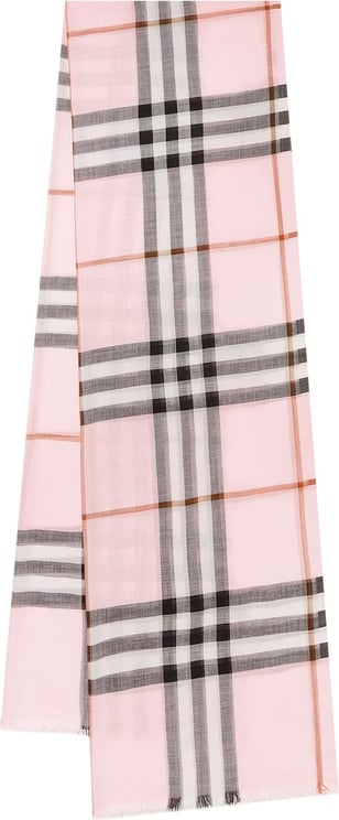 Burberry Wool and silk scarf Roze