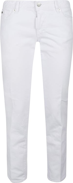 Dsquared2 Jennifer Crop Jeans White Wit